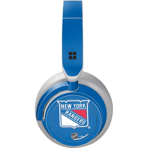 NHL New York Rangers Solid Background Surface Headphones Skin